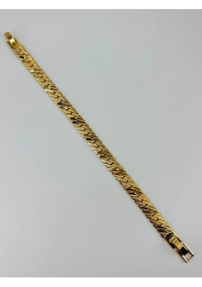Tedar Renk Pirinç Cm Bileklik 17+2 Cm - Kbl0496 Najmaddin Standart