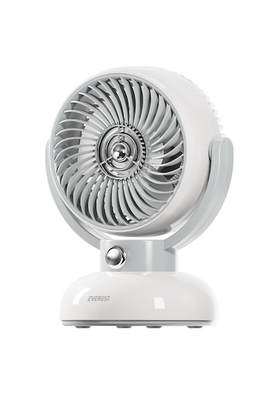 Everest 1200mah 3 Hız Kademe Led Işıklı Retro Masaüstü Usb Fan