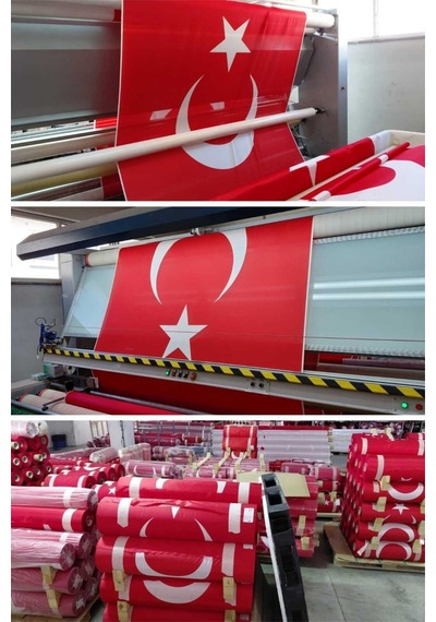 Vatan Sopalı Bayrak Bez 20x30 Bayrak 10'lu Diğer