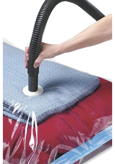 Pratik Elbise Vakumlu Hurç Yorgan Hurcu Vakumlu Hurç Poşet Saklama Torbası Large 50x70 Şeffaf