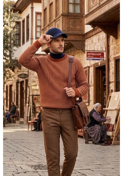 Ritagarcia Unisex Premium Kaşe Kumaş Kışlık Beyzbol Şapka Ayarlanabilir Siperli Kep Lacivert