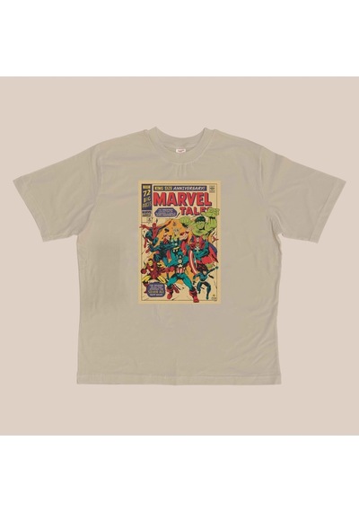 Flood Of Style Avengers Tişört Bej
