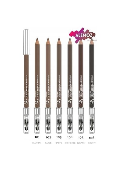 Eyebrow Powder Pencil No: 102 Sable - Pudralı Fırçalı Kaş Kalemi 0