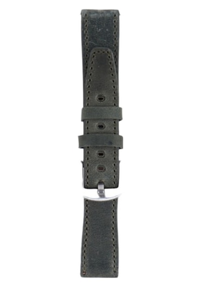 Fro Lw38-43 20 Mm Hakiki Deri Spor Yeşil Kordon Silver Toka
