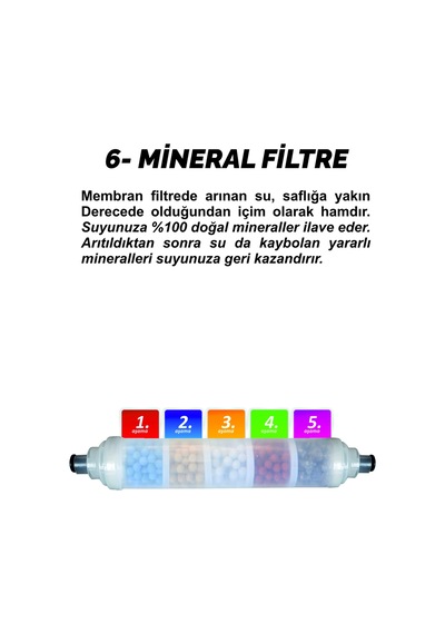 Tüm Açık Kasa Su Arıtma Cihazları Ile Uyumlu 10 Aşamalı Filtre Se