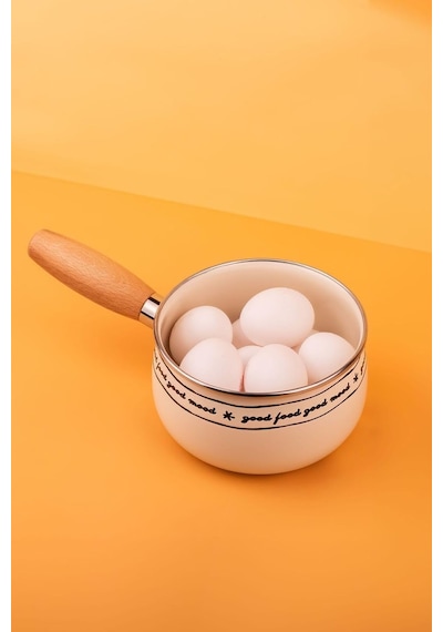 Mood Emaye Sos/sütlük/yumurta Tavası 1,3 Litre - 16 Cm İndüksiyon Dahil Tüm Ocaklara Uygun Belirtilmemiş