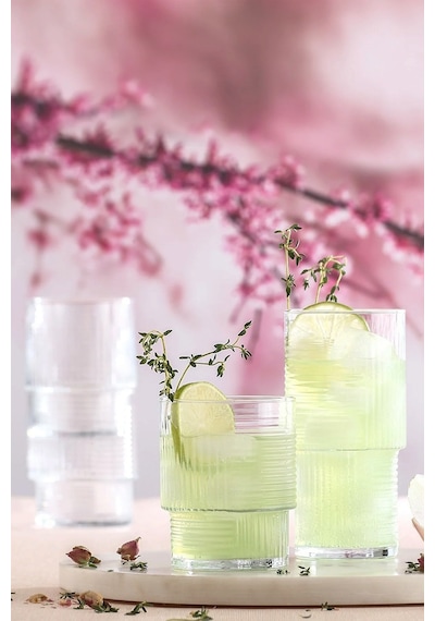 LAV Helen Cam Meşrubat Bardağı 6'lı 325 ml (Su/Viski/Kokteyl Bardağı )