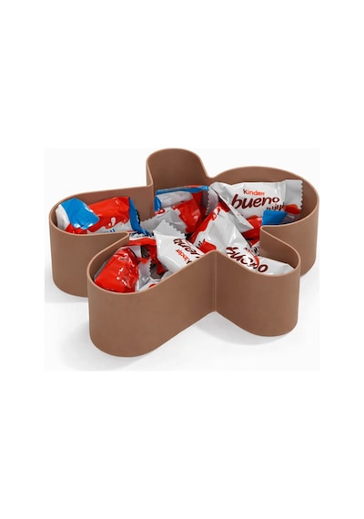 Zencefilli Adam Şekerlik Gingerbread Kapaklı Saklama Kutusu Dekoratif Çikolatalık & Konsept