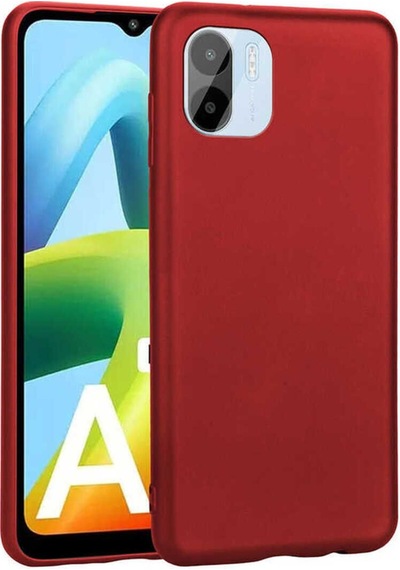 Xiaomi Redmi A1 Kılıf Zore Premier Silikon Kapak Kırmızı