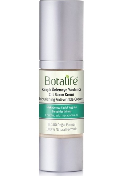 Botalife Kırışık Önlemeye Yardımcı Cilt Bakım Kremi 30 ML