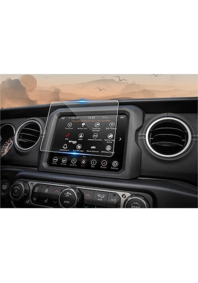 Jeep Renegade Limited 8.4 İnç Mat Ekran Koruyucu Multimedya
