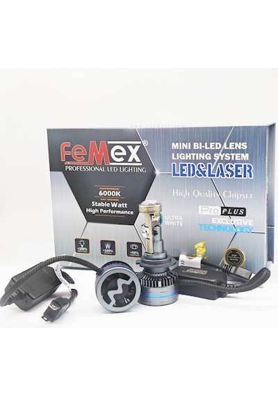 İve Mini Bi-led Femex H7 Pro Plus Excluscsp Lextar Chips 55w