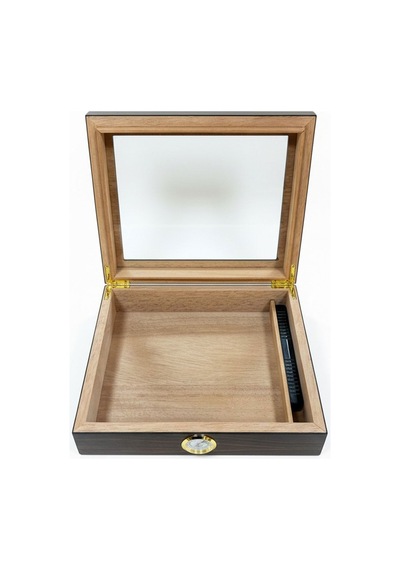 Cigarloong Camlı Puro Kutusu Humidor Ceviz 25's 25617285