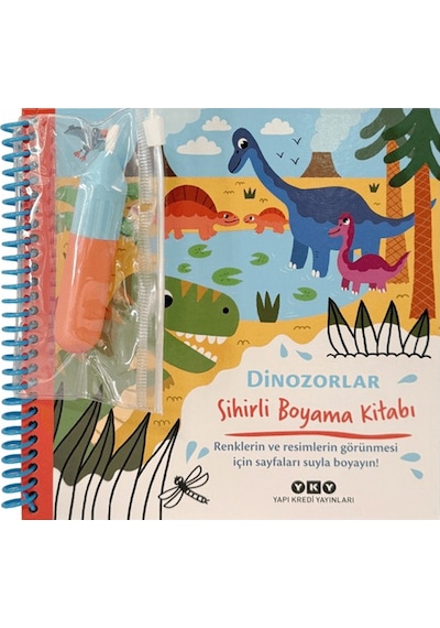 Sihirli Boyama Kitabı - Dinozorlar