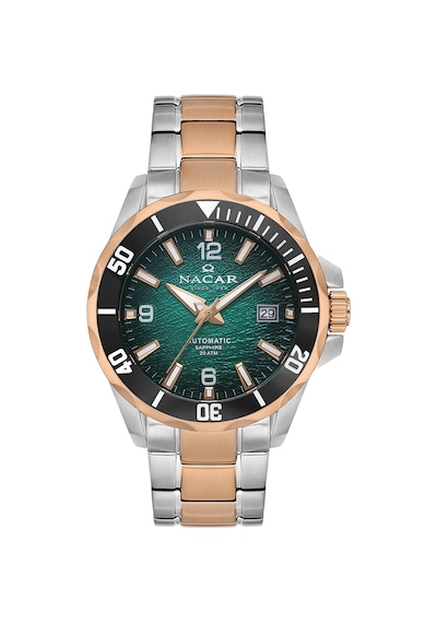 Nacar Nc36-291738-enm Erkek Kol Saati Gümüş - Rose Gold