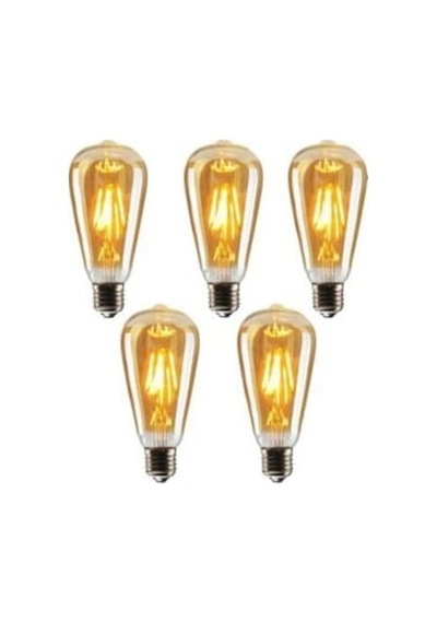 Cata 5 Adet Ct-4284 Uzun Fılament Rustik Led Ampul 6w