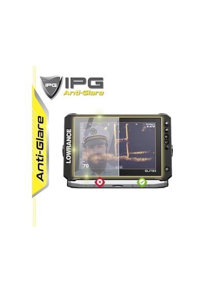 Lowrance Elite Fs 10 Fishfinder - Ipg Anti-glare Yansıma Önleyici Mat Ekran Koruyucu