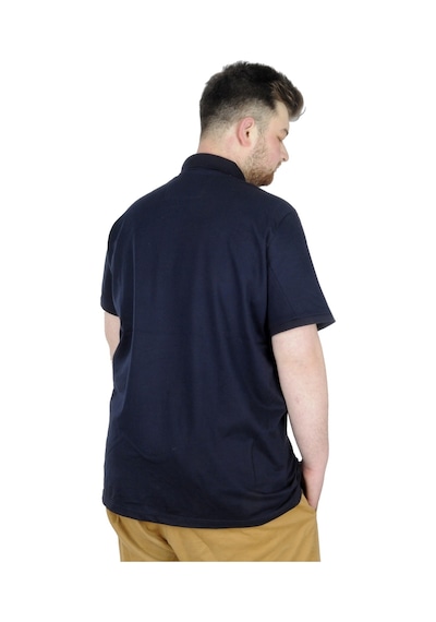 Mode Xl Büyük Beden T-Shirt Polo Steamnoat 22345 Lacivert 001