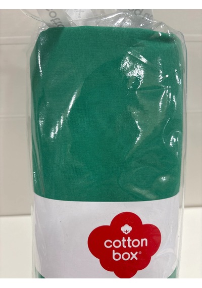 Cotton Box Koyu Yeşil Çift Kişilik Lastikli Çarşaf Seti 160x200+30 Çok Renkli