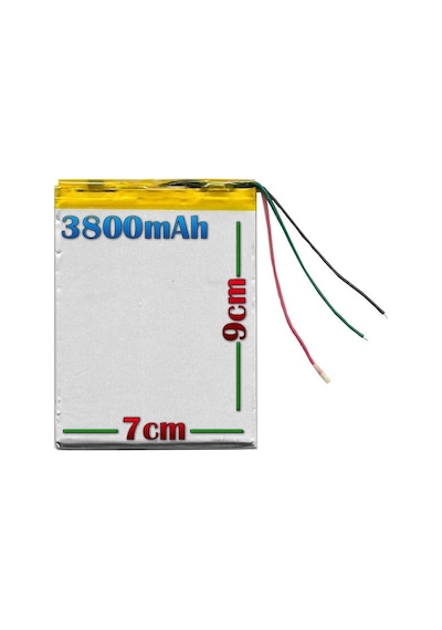 Typbat-Tb-070 3800Mah 3.7V Batarya Pil - 3 Kablolu