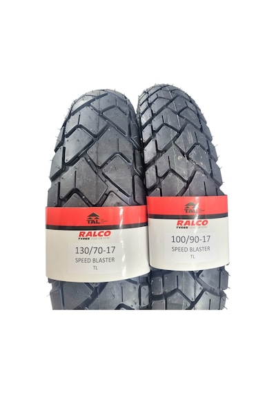 130/70-17 Ve 100/90-17 Takım Tl Tubeless - Dubleks Motosiklet Lastiği