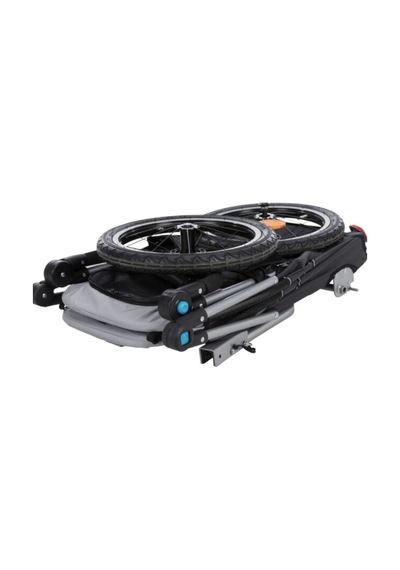 Köpekler İçin Bisiklet Römorku M: 63 95 90\132cm, Gri