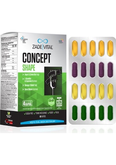 Zade Vital Concept Shape 60 Kapsül