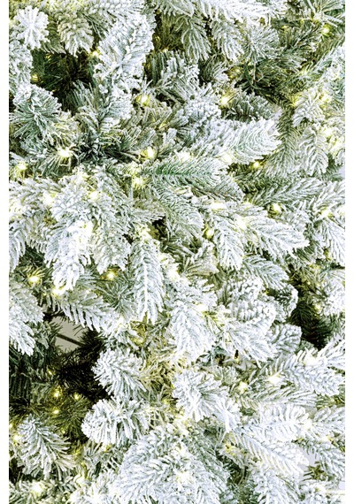 Shand Karlı Yılbaşı Ağacı 210 Cm 2698 Dal 4000 Mikro Led Işıklı