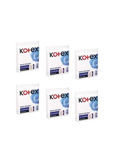 Kotex Regl Gece Külodu 2'li 6 Paket