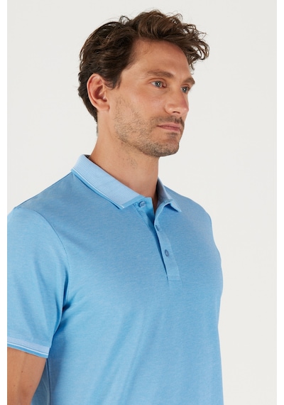 Ac&Co / Altınyıldız Classics 4A4820200047Sabm Düğmeli Polo Yaka Cepsiz Slim Fit Erkek Tişört Saks Mavisi - Beyaz Saks Mavi Ac&Co / Altınyıldız Classics 4A4820200047Sabm Düğmeli Polo Yaka Cepsiz Slim Fit Erkek Tişört Saks Mavisi - Beyaz Saks Mavi