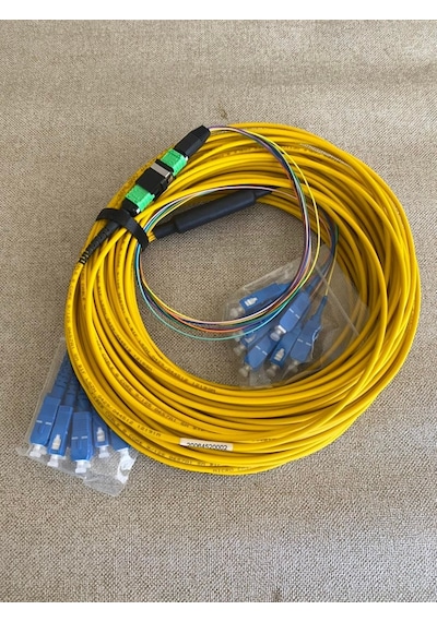 Mpo/Apc - Sc/Upc Sm G657.A1 Fiber Optik Kablo 30Metre A2