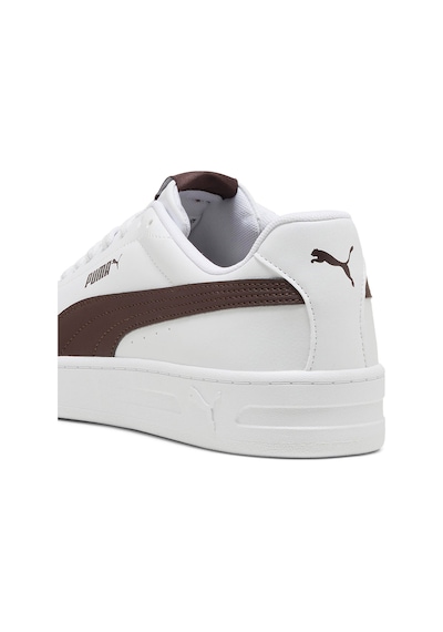 Puma Court Classic Clean Beyaz Erkek Sneaker Beyaz-kahve