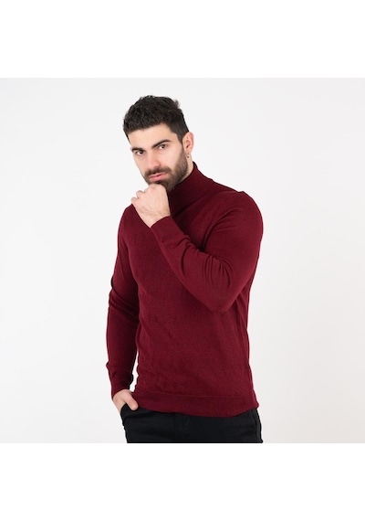 San&Fa Boğazlı Slimfit Erkek Triko Kazak (463171862)