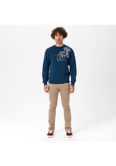 Routefıeld Routefield Erkek Sweatshirt Harv Lacivert 079 Lacivert