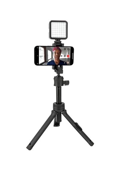 F3 Mini Tripod & Selfie Çubuğu 2'si 1 Arada, Bluetooth Uzaktan Kumanda, 75 Cm Uzayabilen, 2,5 Kg Taşıma Kapasite Diğer