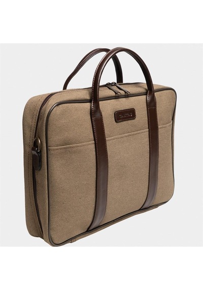 Çantaş Retro Kanvas 40x29 Evrak Ve Laptop Çantası 15 İnç Haki