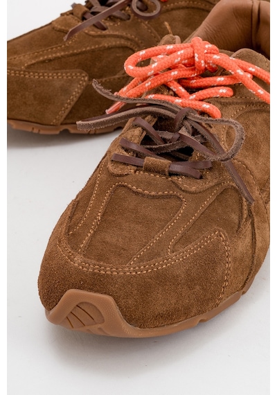 Luvishoes Luvi Shoes Serena Taba Süet Hakiki Deri Kadın Spor Ayakkabı Taba