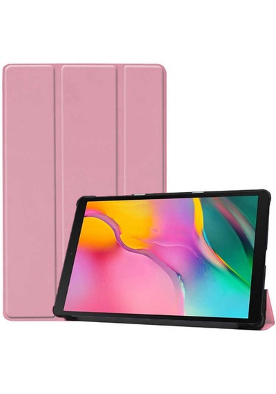 Huawei Uyumlu T5 10 Inc Tablet Kılıf Standlı Smart 1-1 Arkası Şeffaf