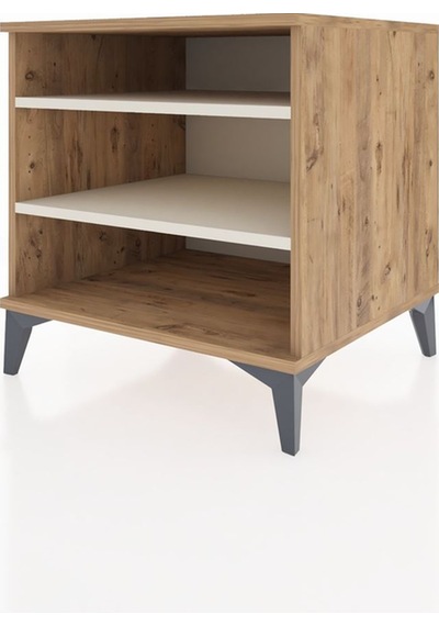 Kronos Komodin 2 Raflı 60x59x64 Çam-aytaşı Çam