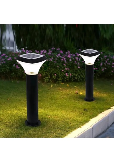 Forlife 100watt Güneş Enerjili Solar Bahçe Armatürü 60cm Direkli Fl-3337