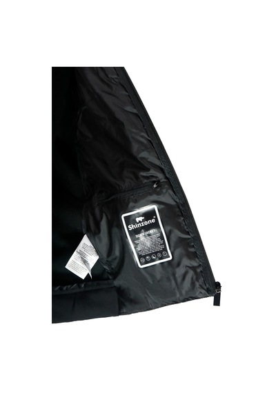 Shinzone Erkek Dikyaka Kolu Softshell Şişme Siyah Mont 001