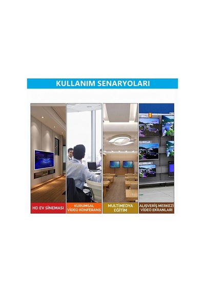 4k Ultra Hd 3d 2 Port Hdmı Splitter Çoğaltıcı 1 Giriş 2 Çıkış