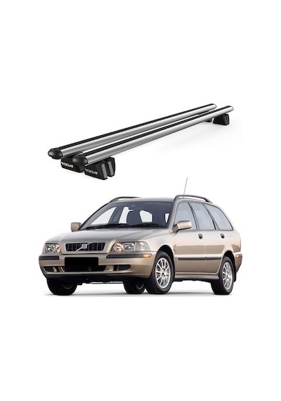 Pençe Volvo V40 Sw 1995-2004 Uyumlu Gri Ara Atkı Port Bagaj Tavan Barı