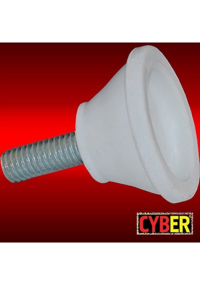M8X25 Civatalı Baza Ayak Beyaz