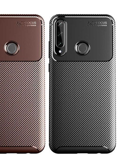 Huawei Y6p Kılıf Zore Negro Silikon Kapak Lacivert
