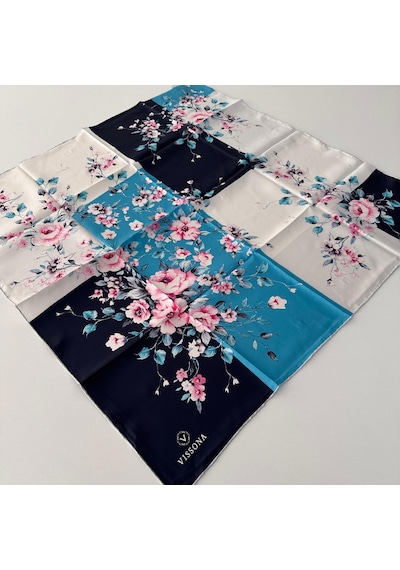 Vissona Twill İpek Eşarp Ipk4204-27292 Çok Renkli