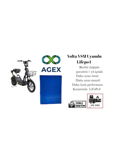 Volta Vsm 48 Volt 12 Ah Lifepo4 Batarya