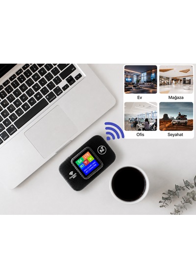 300 Mbps 4g Lte Mobil Wifi Modem Taşınabilir Hotspot 3000mah Bataryalı Type-c Şarjlı