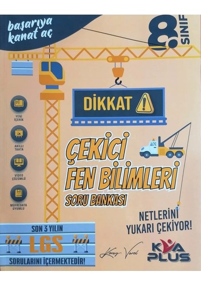 Kva Yayınları 8. Sınıf Fen Bilimleri Dikkat Çekici Soru Bankası P-212395