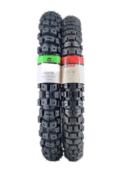 Lastik Takımı 300-18 Safari Trail Ve 275-18 Gripper Tt Tubetype - İç Lastikli Tip - Onmx